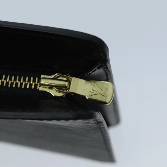 LOUIS VUITTON Epi Pochette Homme Clutch Bag Black Noir - Picture 11 of 15